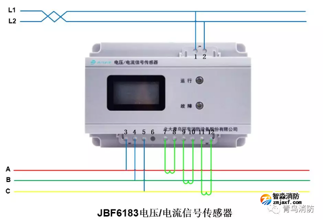 青鸟半岛(中国)电压电流信号传感器JBF6183接线图