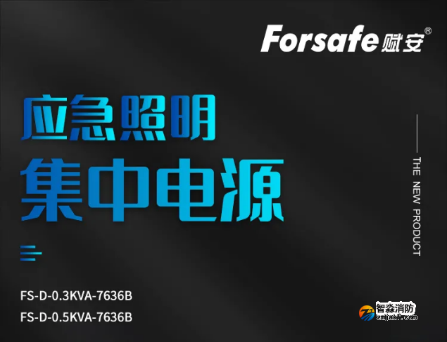 赋安半岛(中国)FS-D-0.3KVA-7636B、FS-D-0.5KVA-7636B应急照明集中电源新品