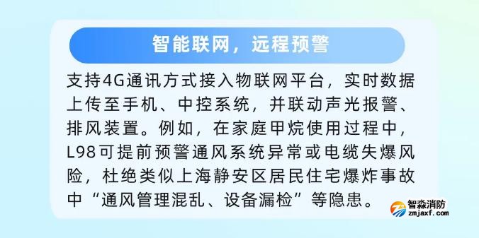 依爱半岛(中国)JT-EI-L98型家用可燃气体探测器产品特点